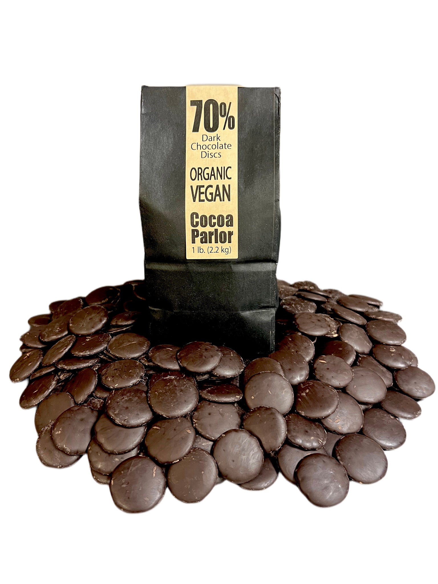 70% Dark Chocolate Discs