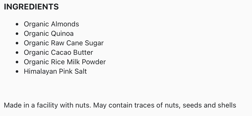 Almond Crunch Quinoa Bar