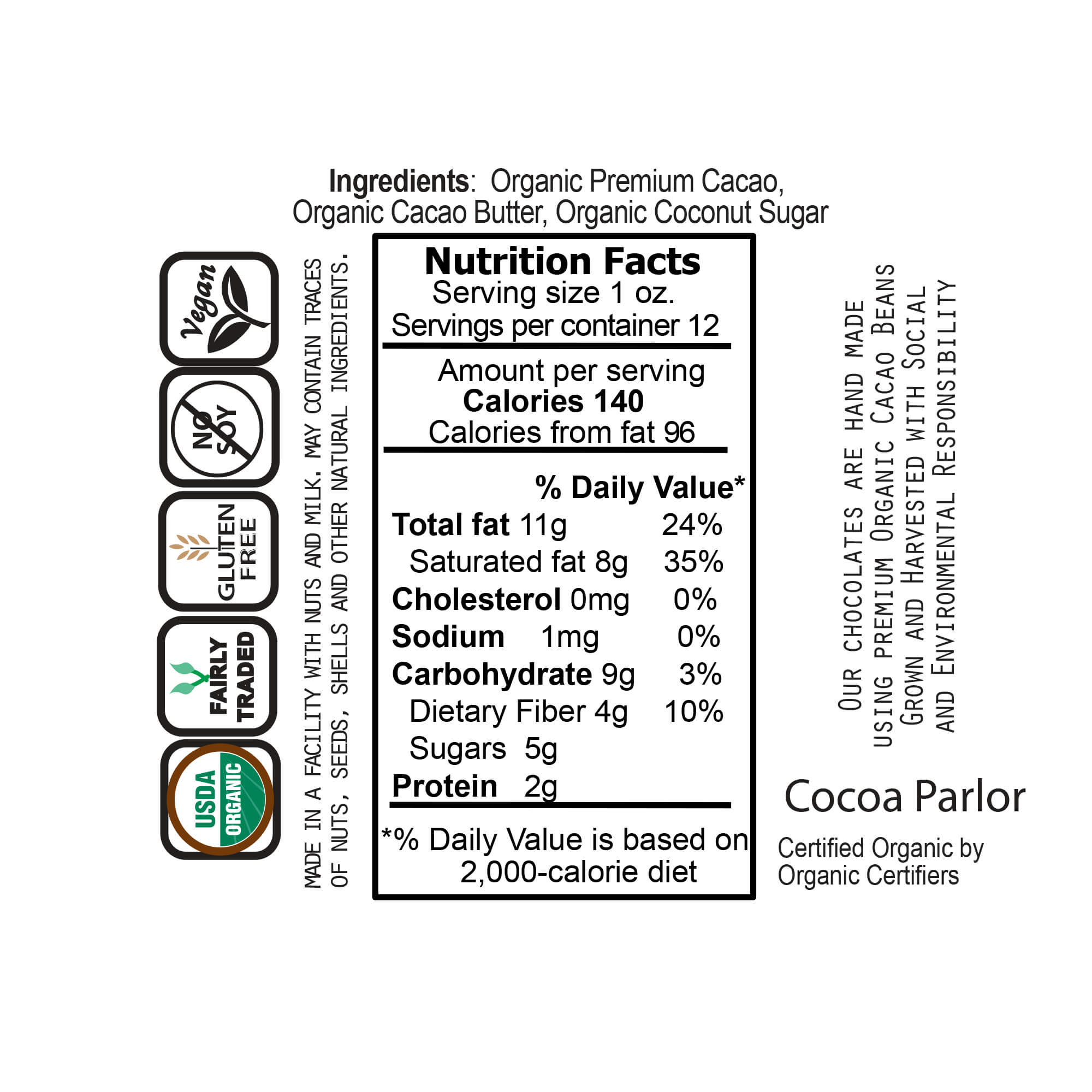 88% Dark Chocolate Couverture
